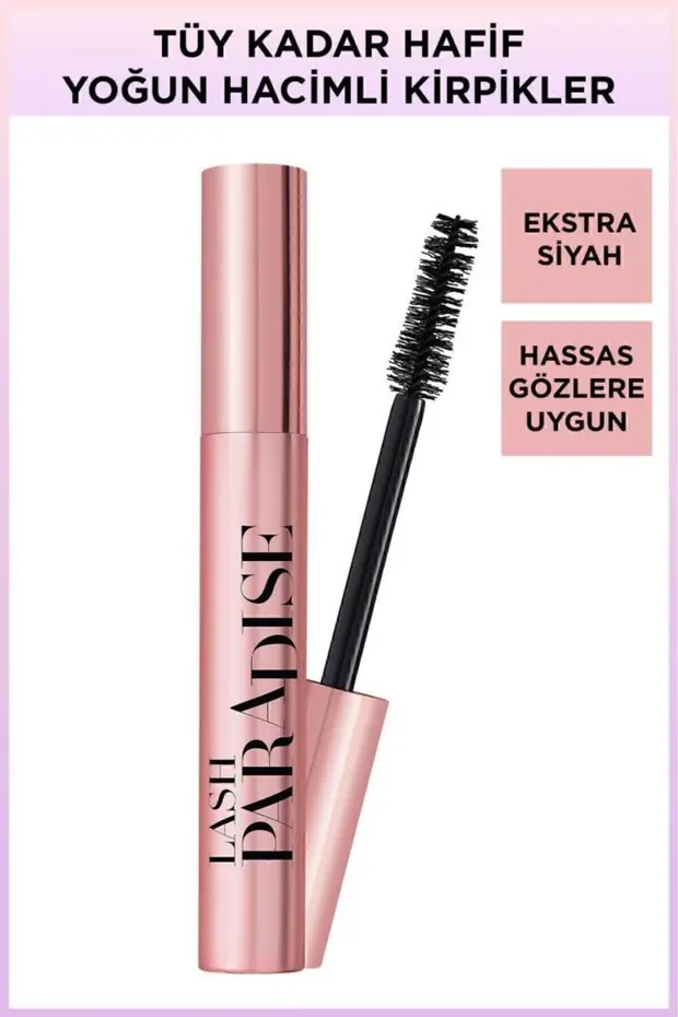 Paris Maskara & Lash Paradise Intense Black Ekstra Siyah Maskara