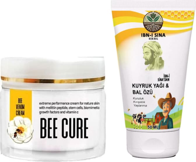 İbn-i Sina Kuyruk Yağı & Bal Özü Krem + Teskin Kremi 150 ml