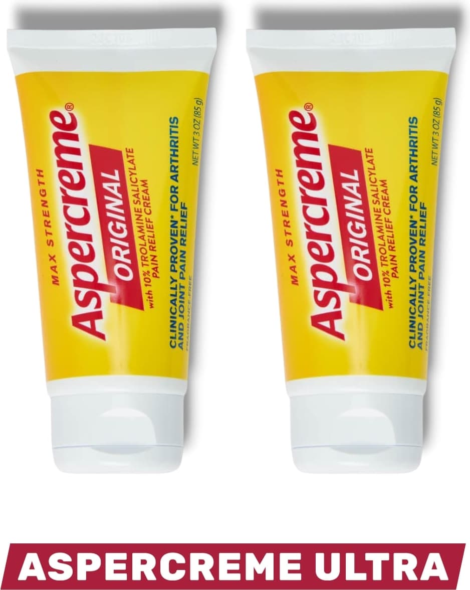 Aspercreme Ultra Vücut Ağrılarında Etkili Bitkisel Içerikli Masaj Kremi 50 ml x 2 Adet