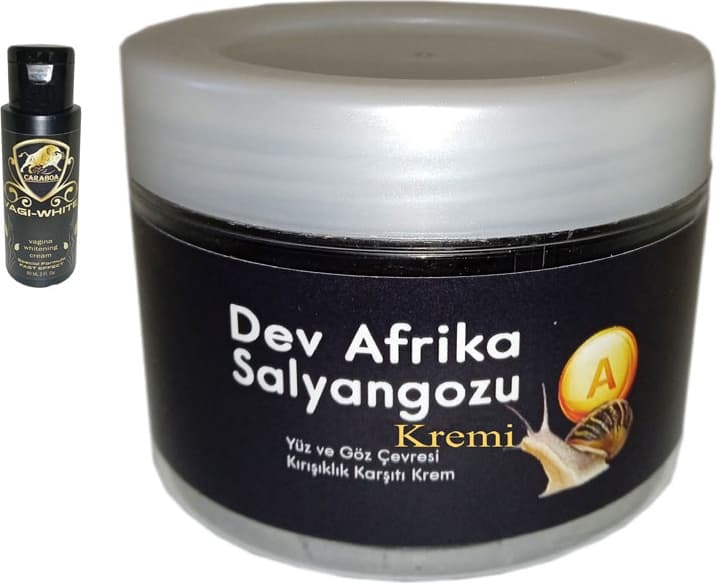 Giant Yàşlanma Kàrsıtı Salyangozkremi 100ML Dev Afrikasalyangozu + Caraboa Vajinarenk Açıcıkrem 60 ml