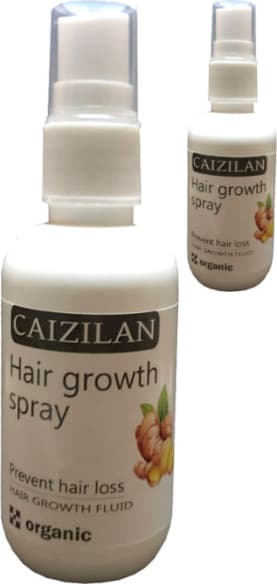 Hair Growth Spray 2 Adet Zencefil Özlü Saç Boyutu Için Sprey 50 ml