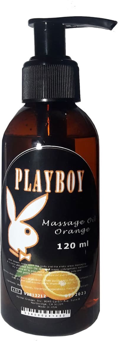 Playboy Orange Yağ Portakallı Erotiik Masaj Yağı 120ML  Srcx - 120 ml Playboy Orange Massage Oil