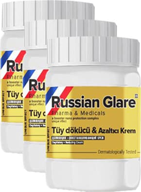 Russıan Glare Tüy Dökücü Azaltıcı Merhem 3 Adet