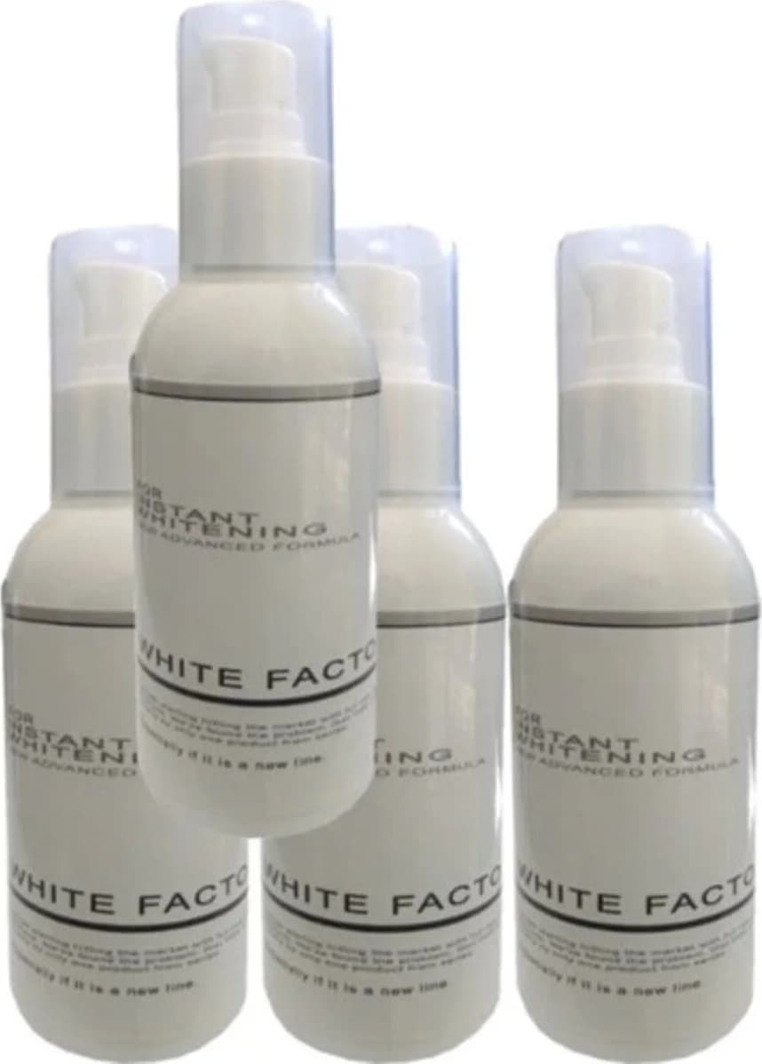 Süper White Factor For Instant Whitening - Krem 120 ml x 4 Adet