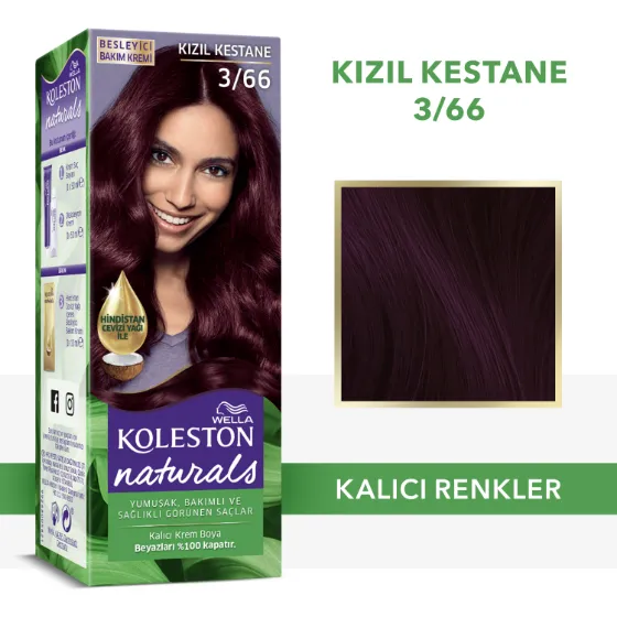 NATURALS MAXİ SAÇ BOYASI & 3/66 YENİ