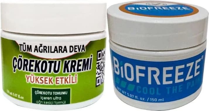 Süper Çörek Otu Kremi 100 Ml+Biofreeze Cool The Cream 150 ml
