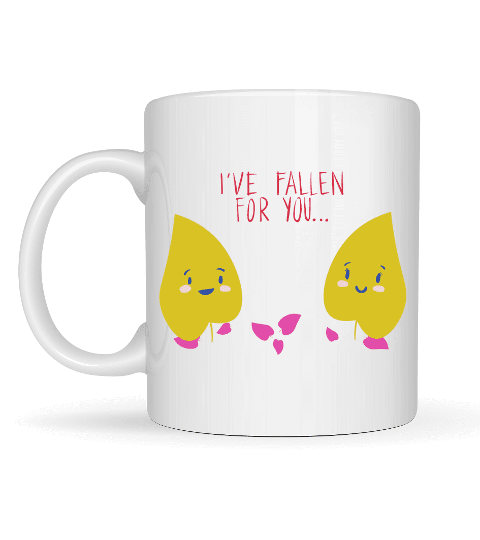Model 29 – I’ve Fallen For You Yazılı Sevimli Aşk Temalı Porselen Kupa