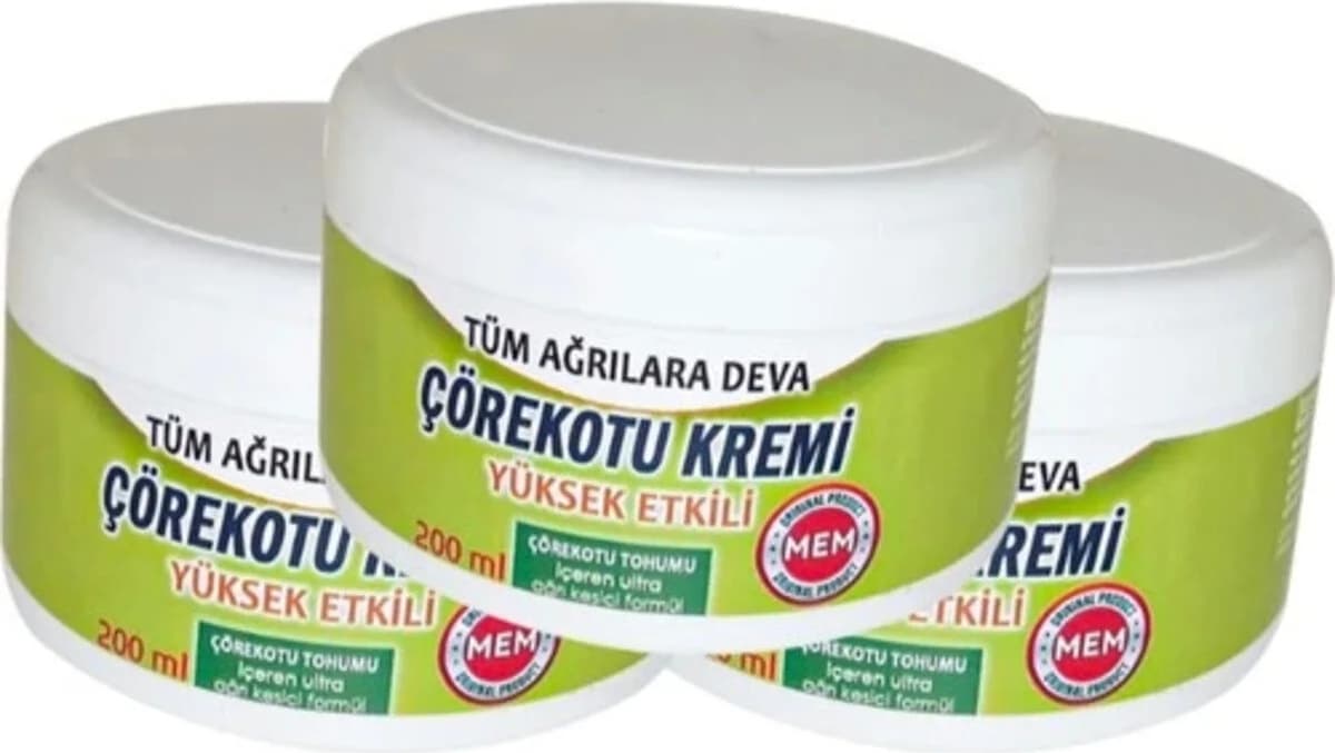 Corex Çörek Otu Kremi Green Box 3 Adet Birden 200 ml