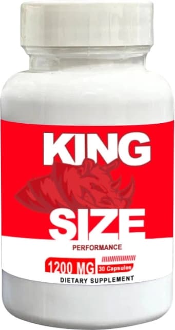 King Size Erkeklerin Ereksionunu Sertliğini ve Kuvvetini Yoğunlaştıran 30LU 1200MG Kaps - Aroma_variant_property : Aromasız, 1li - Aroma_variant_property : --,