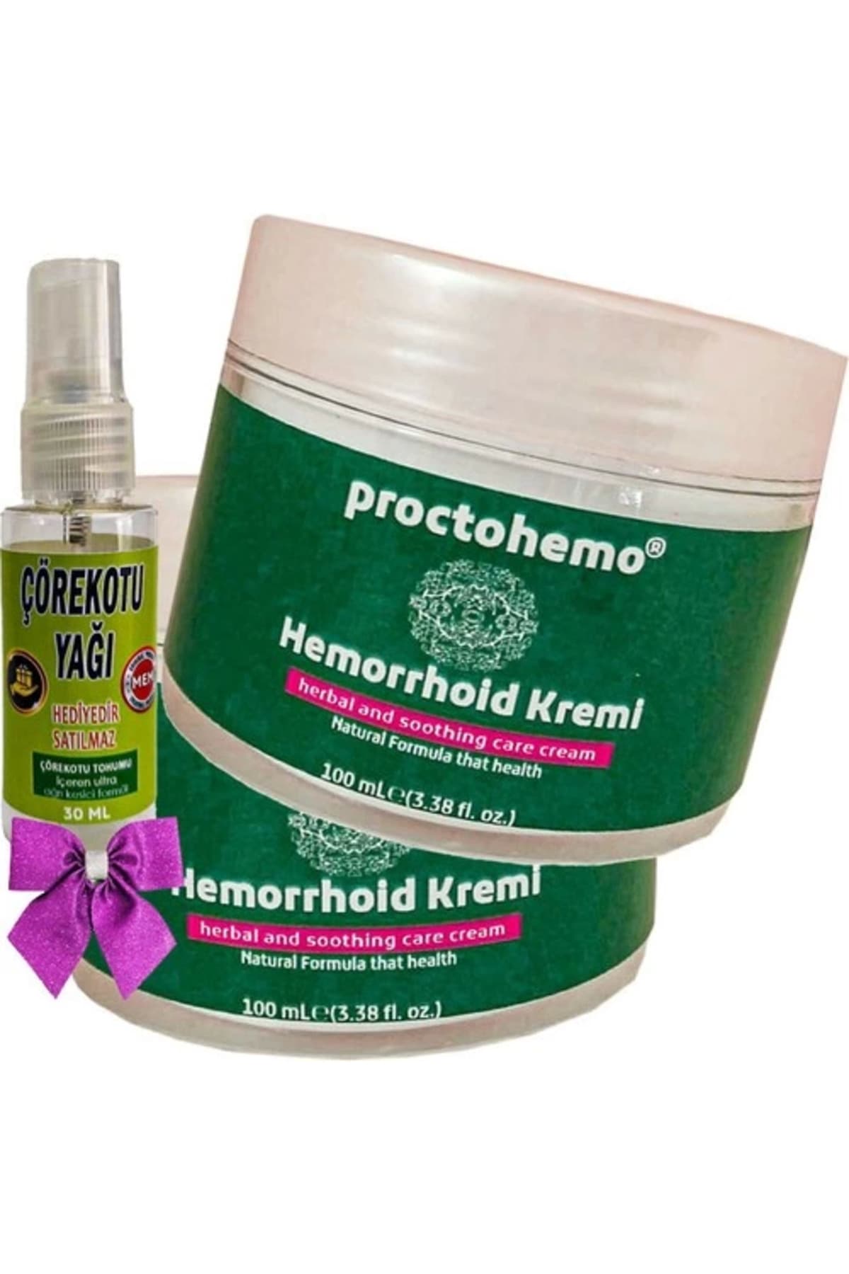 Proctohemo Cream 100 Ml X 2 Adet + Çörek Otu Yağı 30 Ml