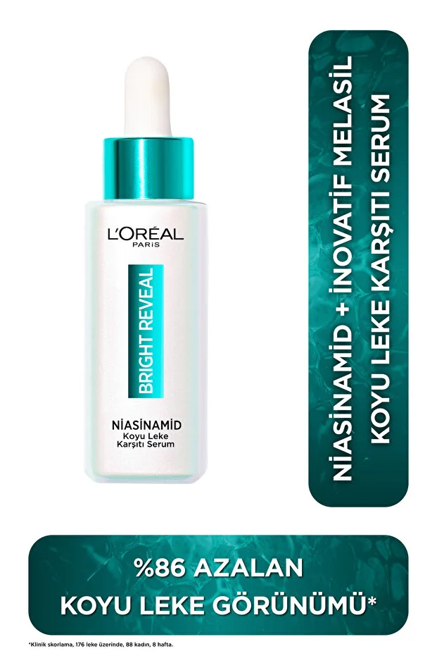 Bright Reveal, Güneş, Yaşlanma Lekelerinde Etkili Koyu Leke Karşıtı Serum