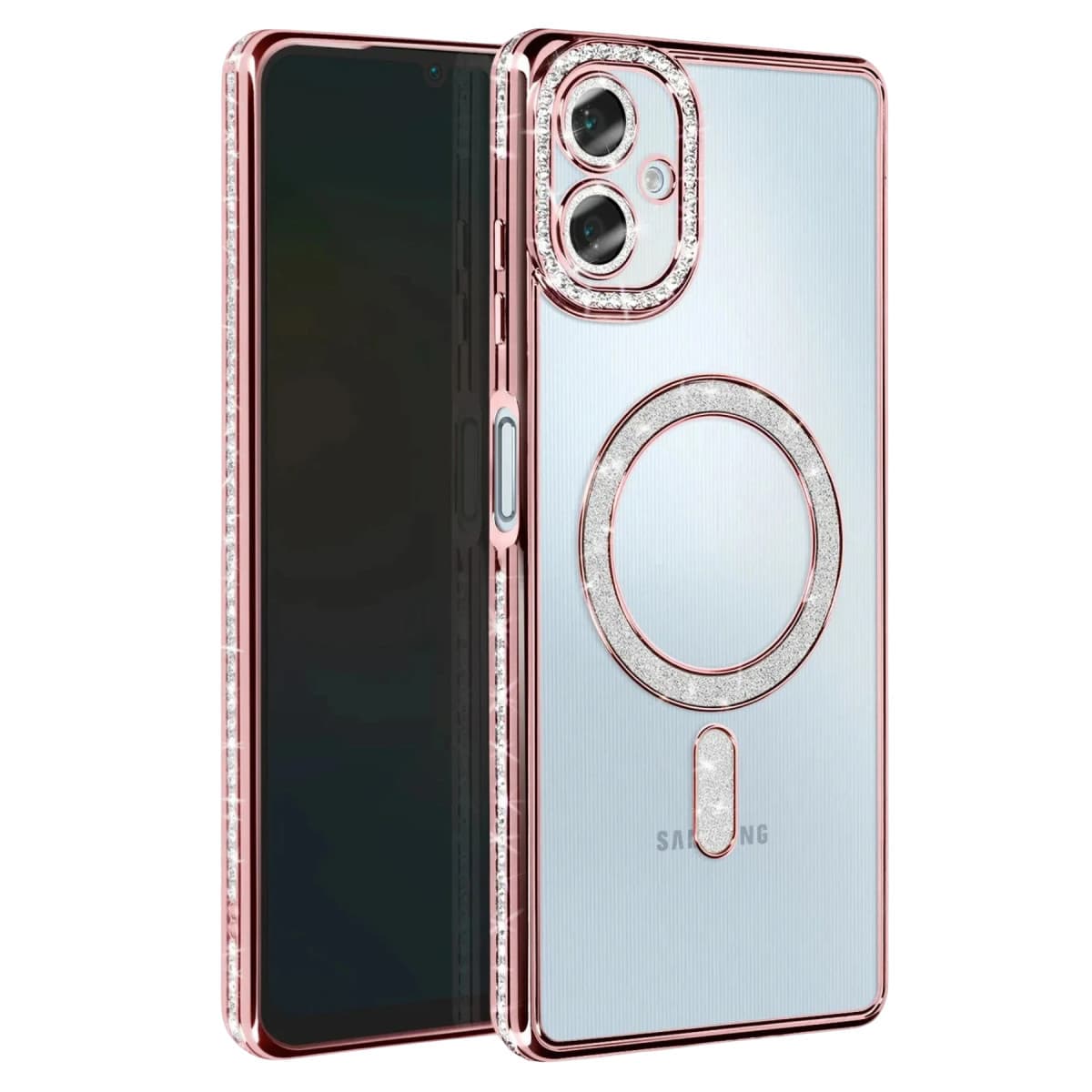 Galaxy A07 4G Joke Simli Magneticsafe Kılıf - Pembe