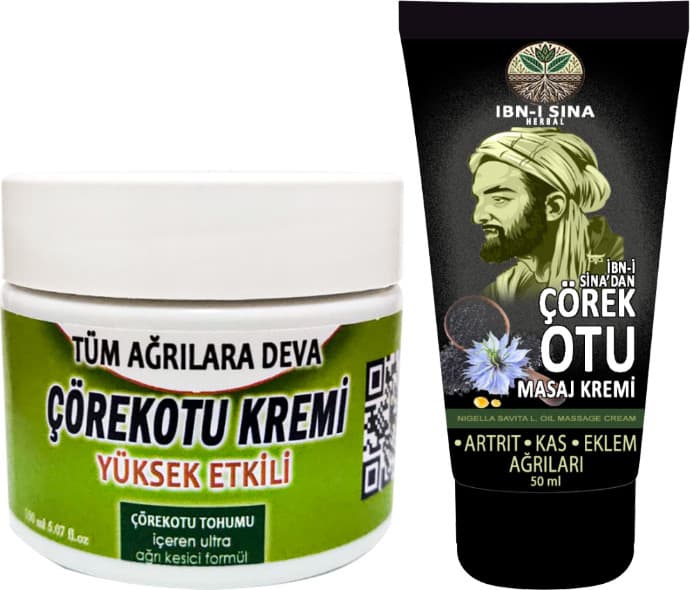 Çörek Otu Kremi Orta Boy 100 ml Krem + Ibn-I Sina Çörek Otu Kremi 50 ml