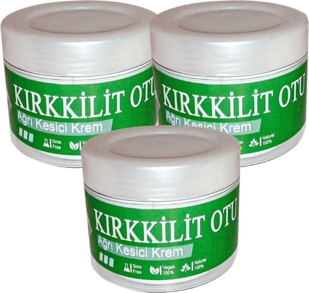 Kırkkilit Otu Kremi 150 ml Teskin Kremi 3 Adet