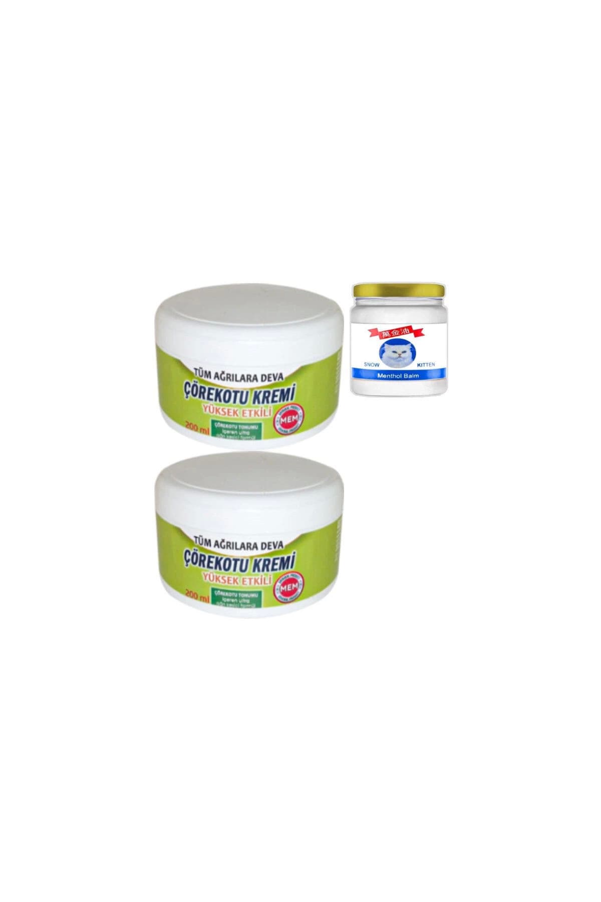 Çörek Otu Rahatlama XL Boy Krem 2x200 ml+50 ml Snow Kitten Krem