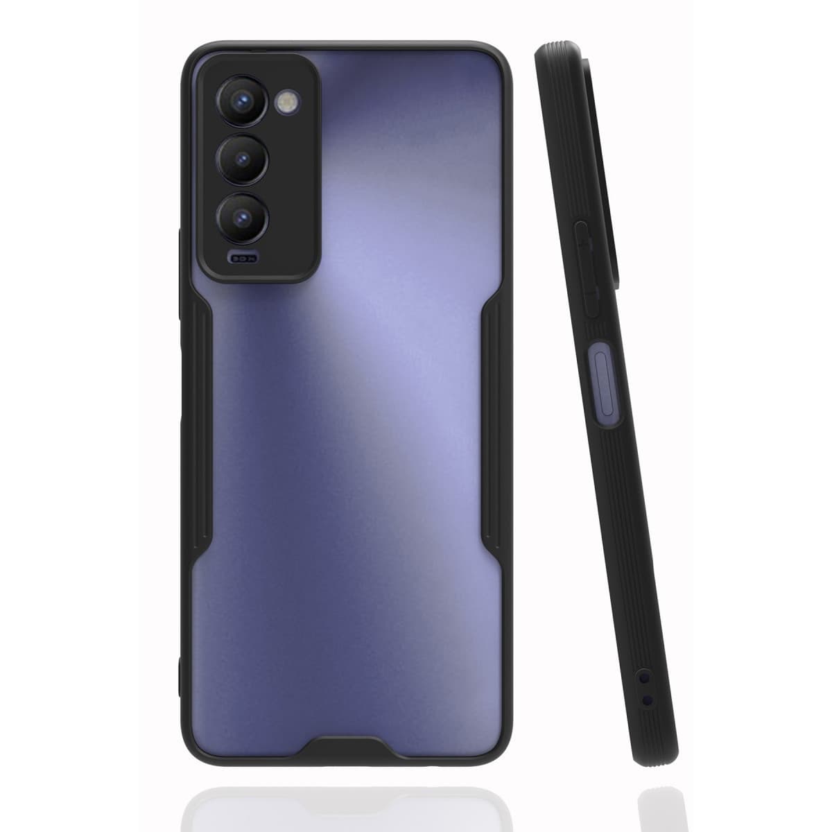 Camon 18 Kılıf Platin Silikon - Siyah