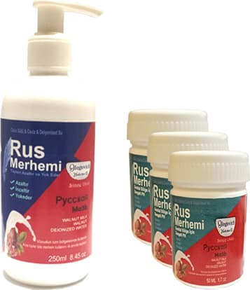 Hintohu Tüy Dökücü Azaltıcı Rus Merhemi 250 ml 1 Adet + Genital Bölge Merhemi 50 ml 3 Adet