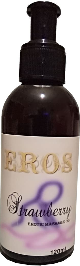 Eros Msgo - Eros Massage 120 ml Oil Strawberry / Aromatik Çilekli Erottic Masaj Yağı 120 ml Büyük - Bay Bayan Kullanım