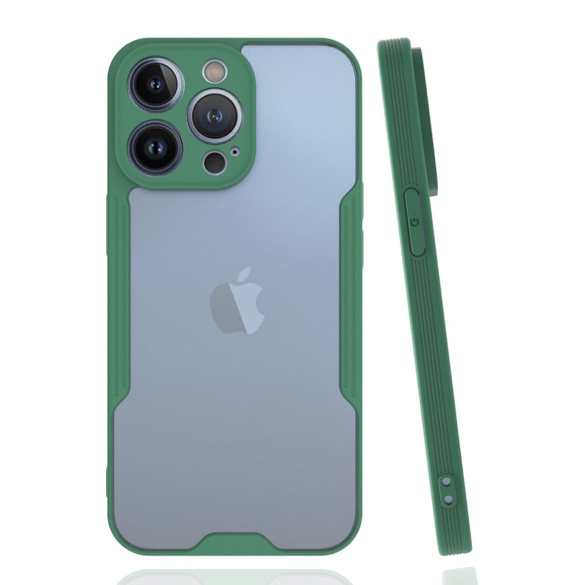 iPhone 14 Pro Max Kılıf Platin Silikon - Yeşil
