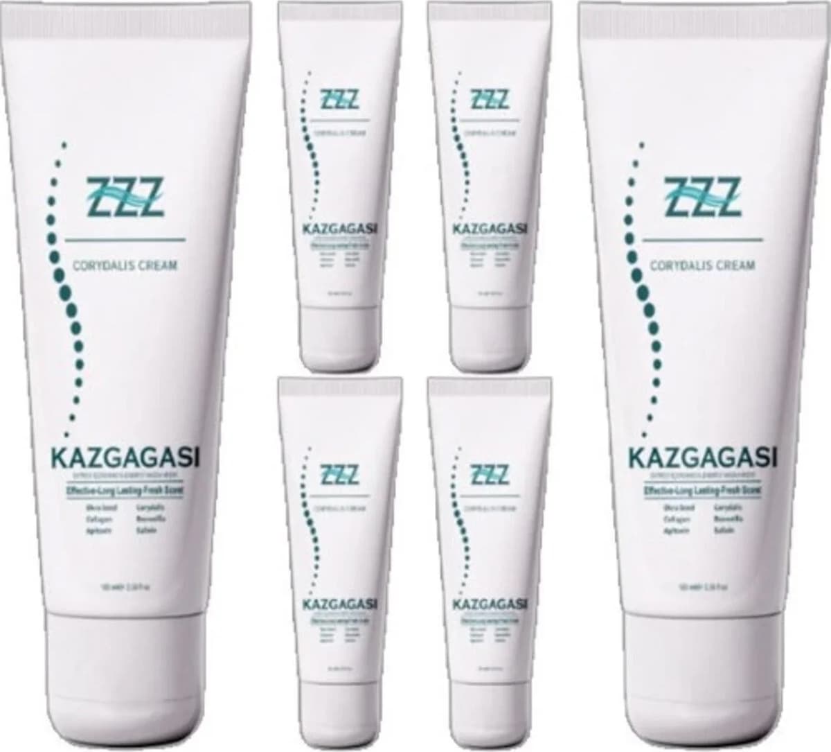 Süper Zzz Kaz Gagası 6 Adet Özel Karışımlı 100 ml Masaj Kremi