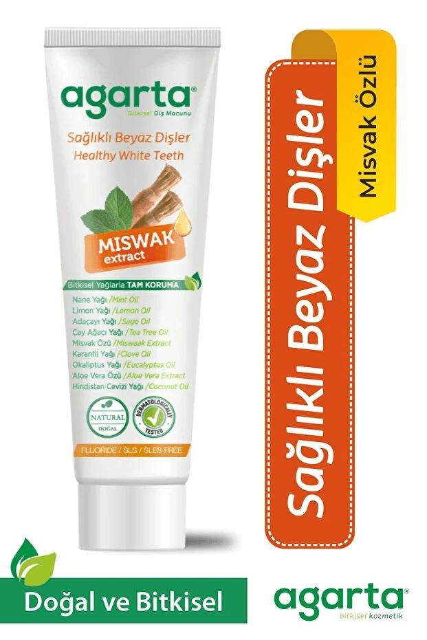 Diş Macunu 100ML & Misvak Özlü Doğal Diş Macunu