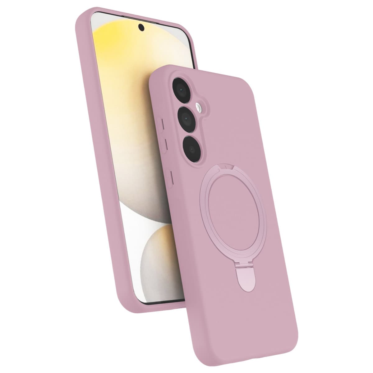 Galaxy A25 5G Regal Magsafe Standlı Kapak - Açık Pembe