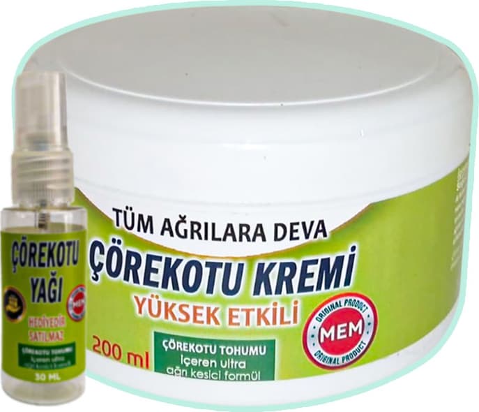 Çörek Otu Kremi 200 ml Yeşil Kavanoz + 30 ml Çörek Otu Yağı