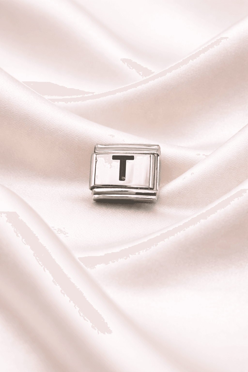 T Harfli Charm | Paslanmaz Çelik Harf Charm | Kişiye Özel Bileklik Aksesuarı