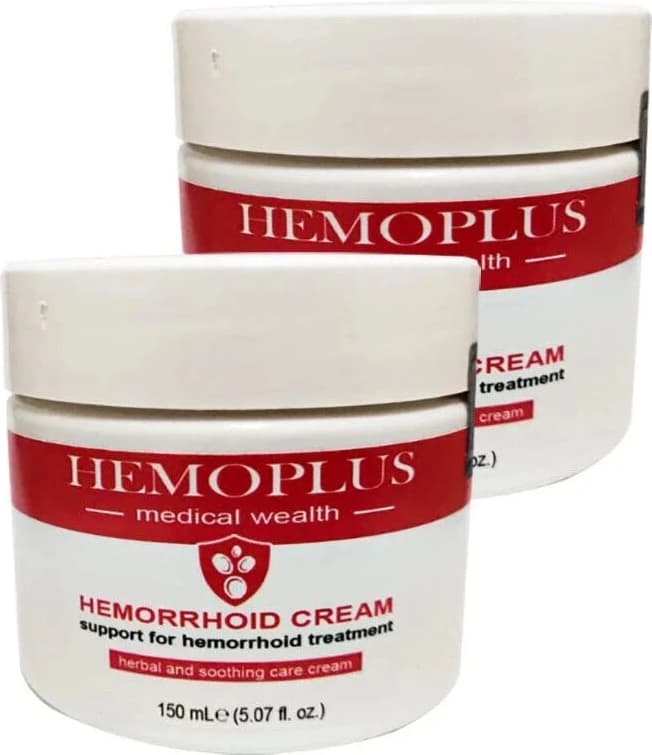 Hemoplus Büyük Boy Bakım Kremi 2 Adet 150 ml
