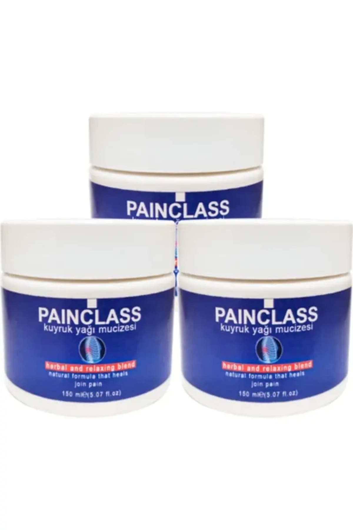 Painclass Rahatlatıcı Kuyruk Yağı Kremi 150ml X 3 ADET