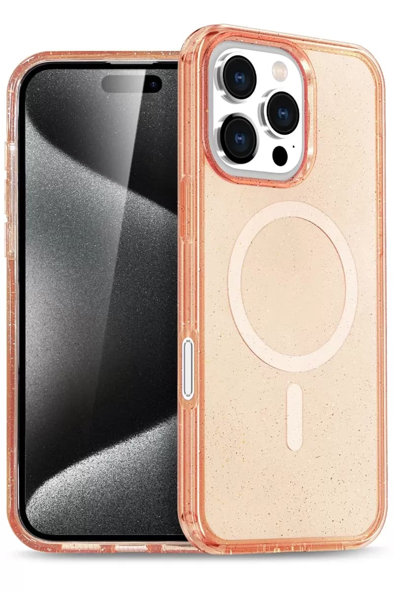 iPhone 16 Pro Max Star Magsafe Kapak - Turuncu