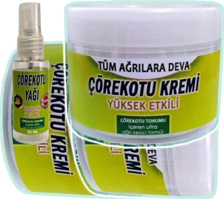 Süper Çörek Otu Krem 3X100 Ml+30 ml Çörek Otu Yağı ile