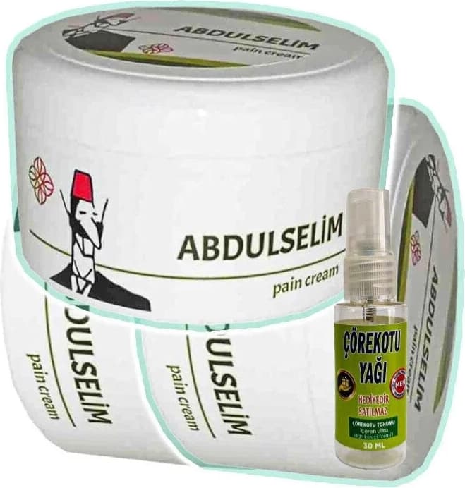 Süper Abdülselim Masaj Bakım Kremi 3X200 Ml+Çörek Otu Yağ ile