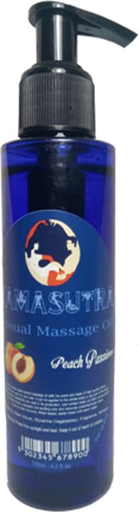 Kamasutra Şeftali Aromalı Vücut Masaj Yağı Peach Flavored Massage Oil 125 ml