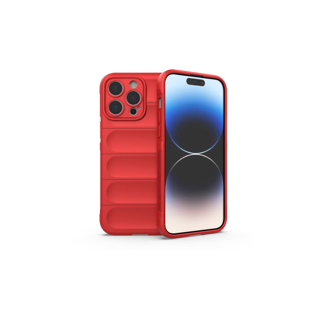 iPhone 15 Pro Max Kılıf Optimum Silikon - Kırmızı