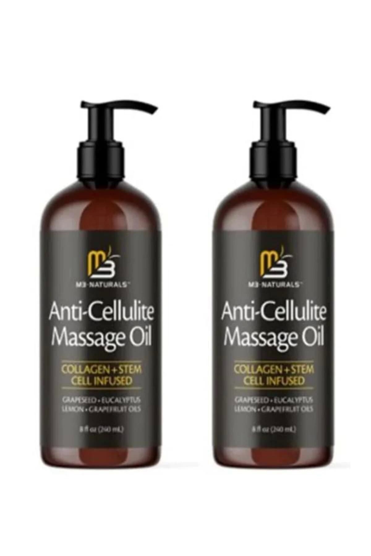 Anti Cellulıte Sıkılaştırıcı Yağı Yakıcı Masaj Bakım Yağı 240 ml 2 Adet