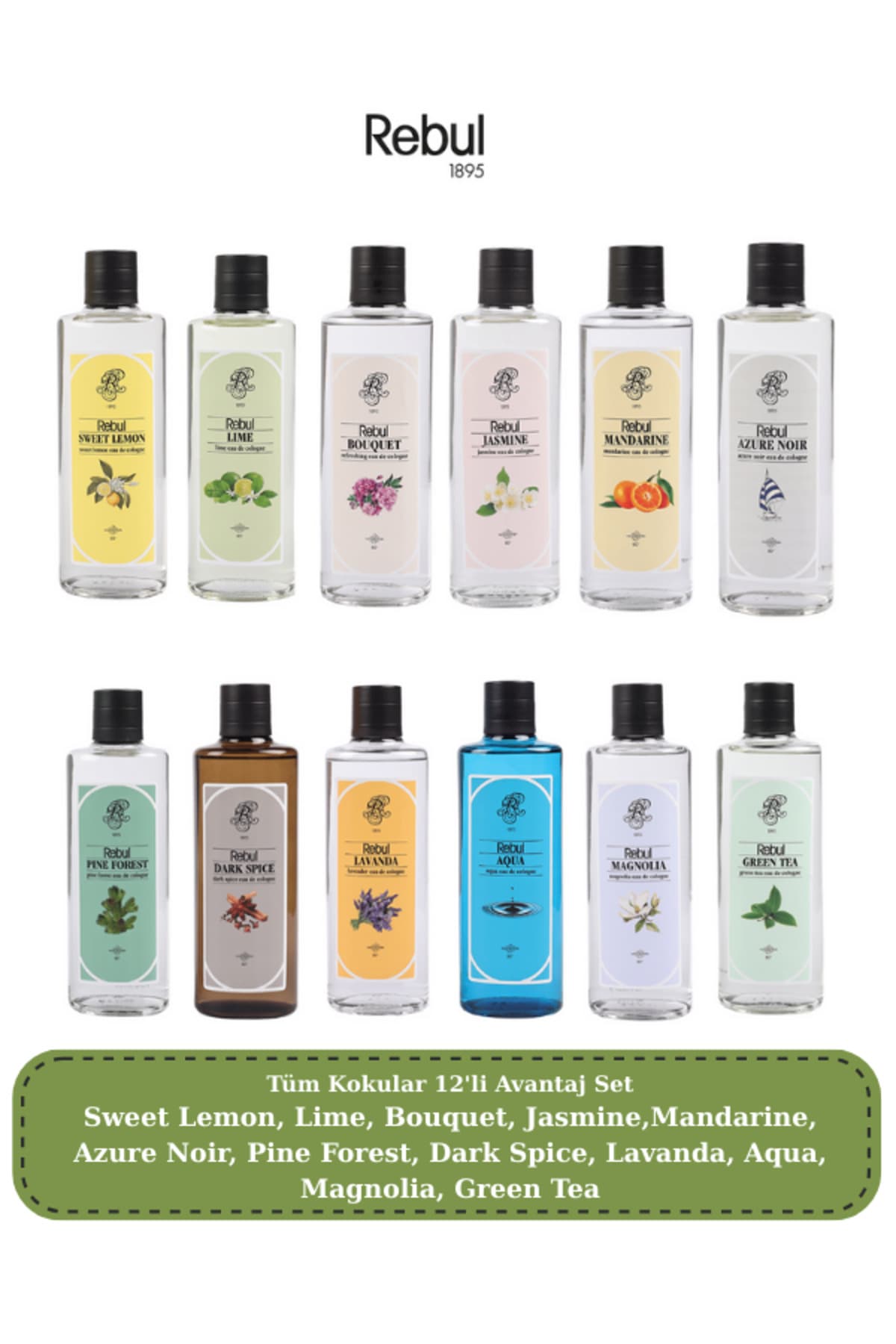 Eau De Kolonya & Green Tea Kolonya Bir Asya Mucizesi 125ML