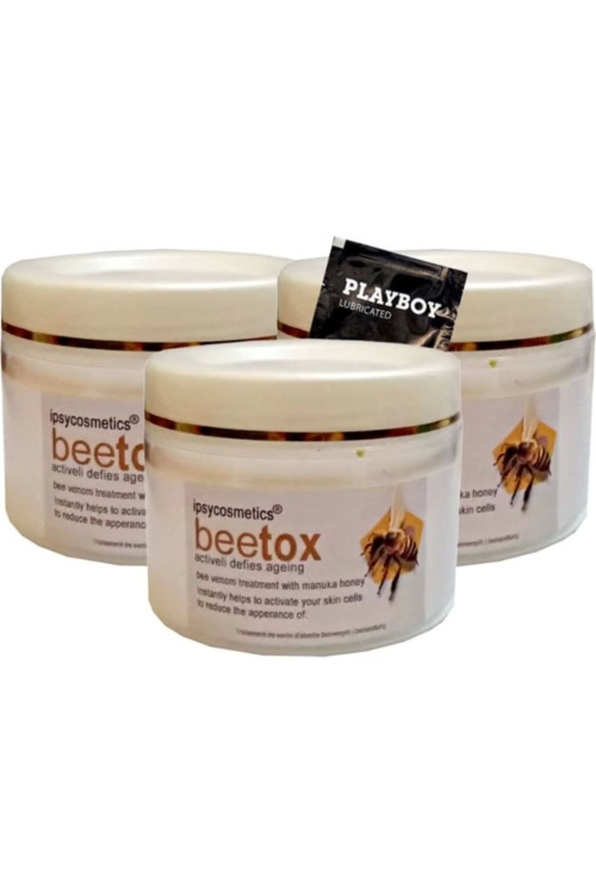 İpsycosmetics Beetox Arı Özü Kremi 100 ml x 3 adet + Jel