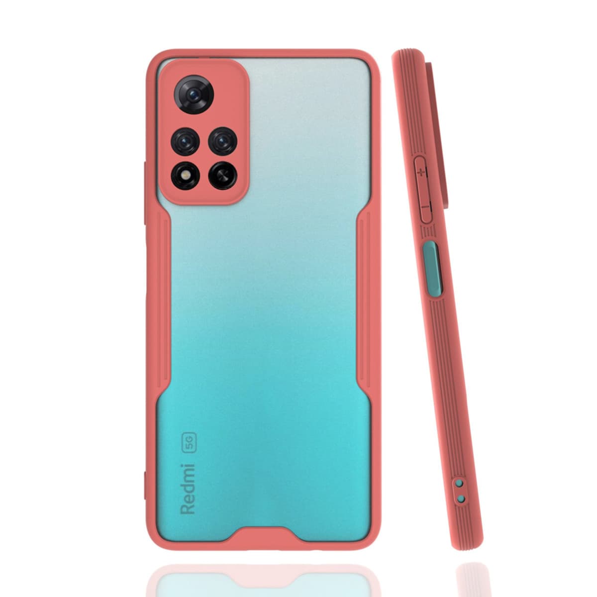 Note 11 Pro Plus 5G Kılıf Platin Silikon - Pembe