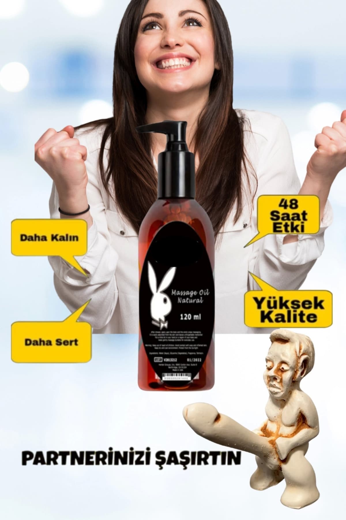 Dubai Çikolatalı Mucize Doğal Yenilebilir Mucizevi Vücut Masaj Yağı Oil 120ml