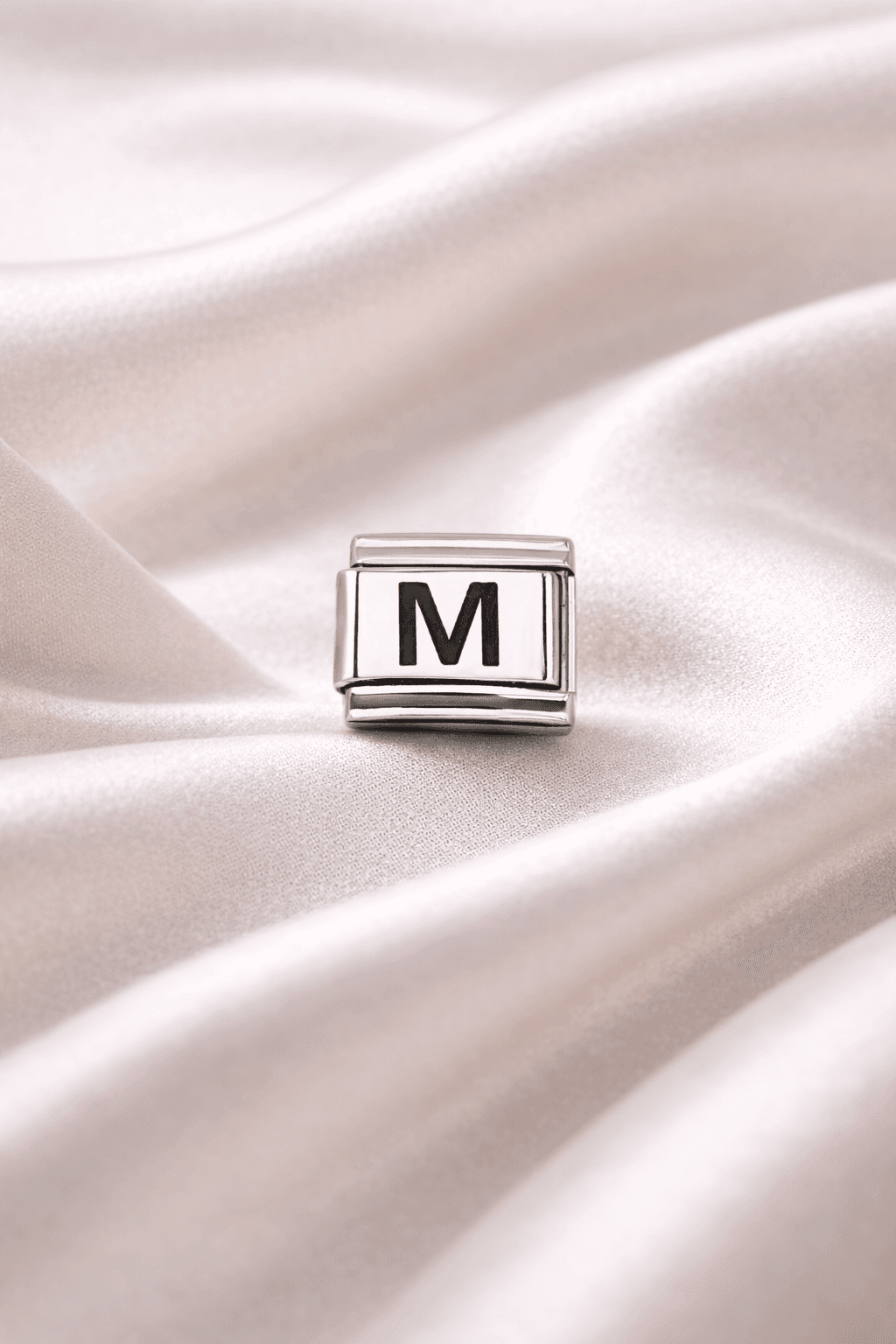 M Harf Charm | Çelik Bileklik Aksesuarı | Kişiye Özel Harf Modülü | Minimal & Şık