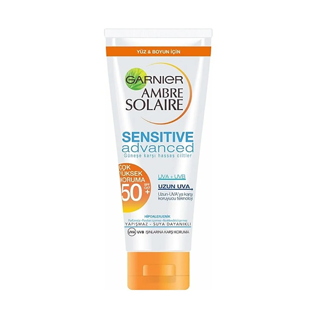 Ambre Solaire Sensitive Expert+ Güneşe Karşı Hassas Ciltler İçin SPF50+ Güneş Koruyucu Jel Krem 50 Ml