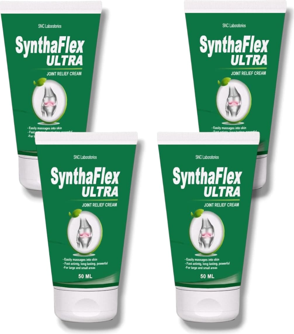 Synthaflex Ultra Vücut Ağrıları Için Masaj Bakım Kremi 50 ml x 4 Adet