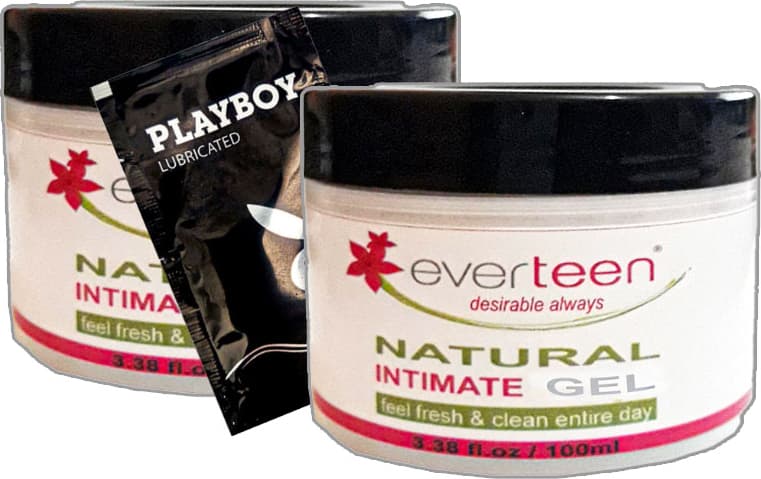 Everteen Bayan Natural Intimate Gel 100 ml x 2 adet + Jel