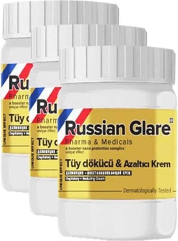 Süper Russıan Glare Tüy Dökücü Azaltıcı Merhem 3 Adet