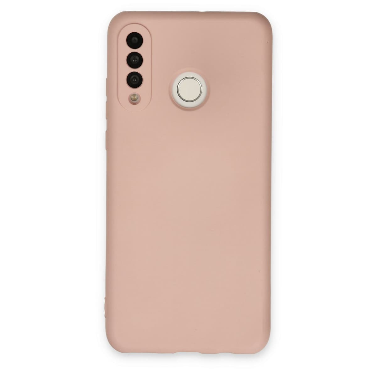 P30 Lite Kılıf Nano içi Kadife Silikon - Pudra