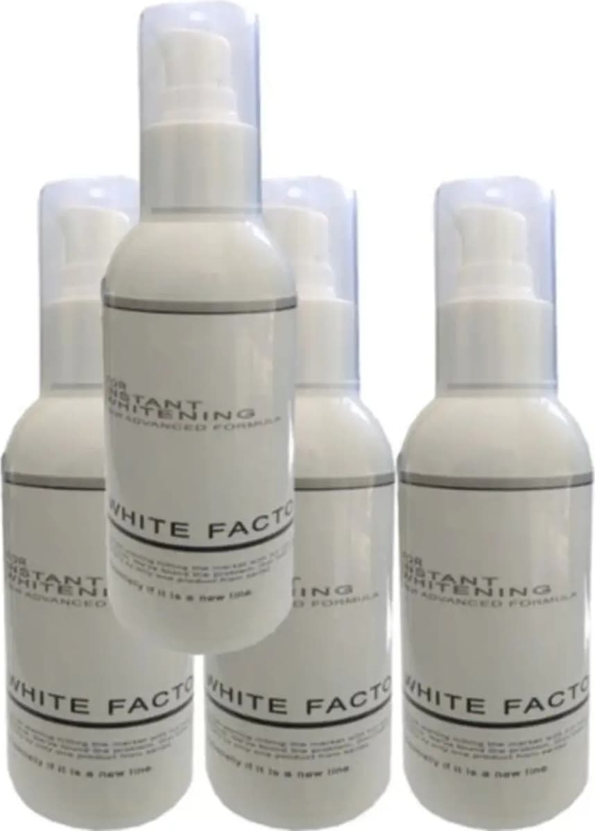 White Factor For Instant Whitening - Krem 120 ml x 4 Adet