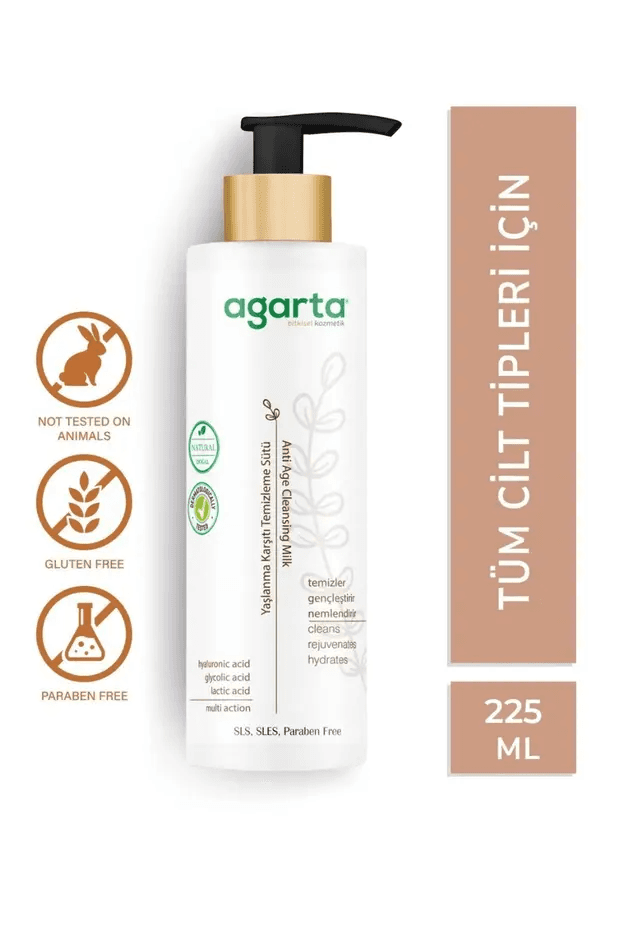 Yüz Temizleme Sütü 225ML & Yaşlanma Karşıtı Makyaj Temizleme Sütü