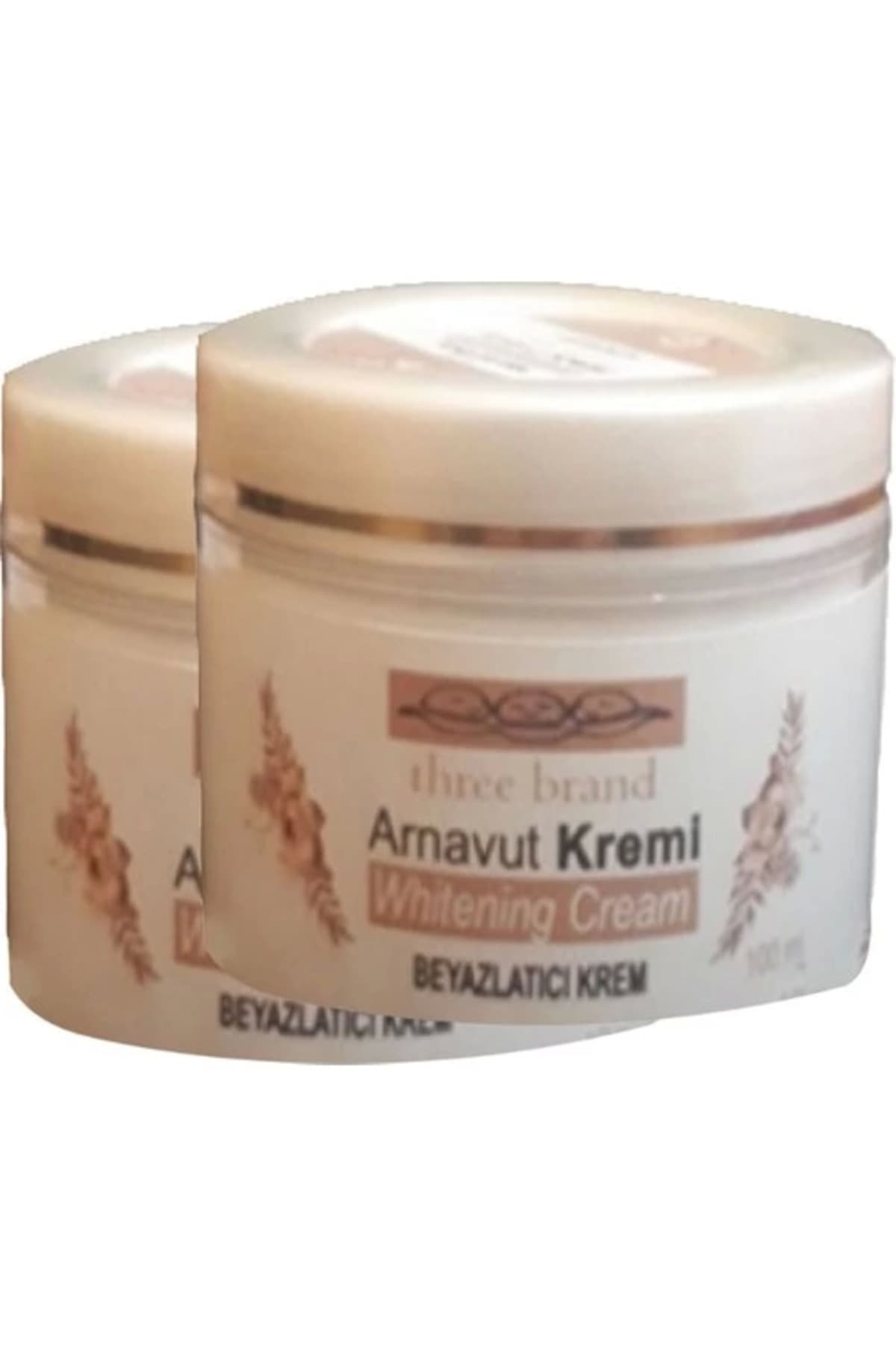 Three Brand Arnavutkremi 2li Adet Whitens Cream Tümbölge Aklık Kremi 100 ml