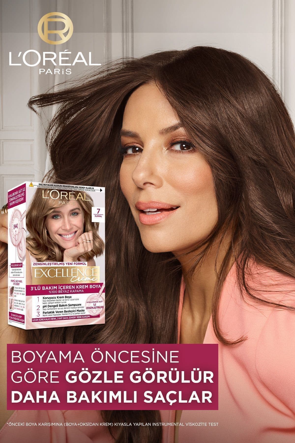 Paris Saç Boyasi & Excellence Intense 6.32 Altin Açık Kahve